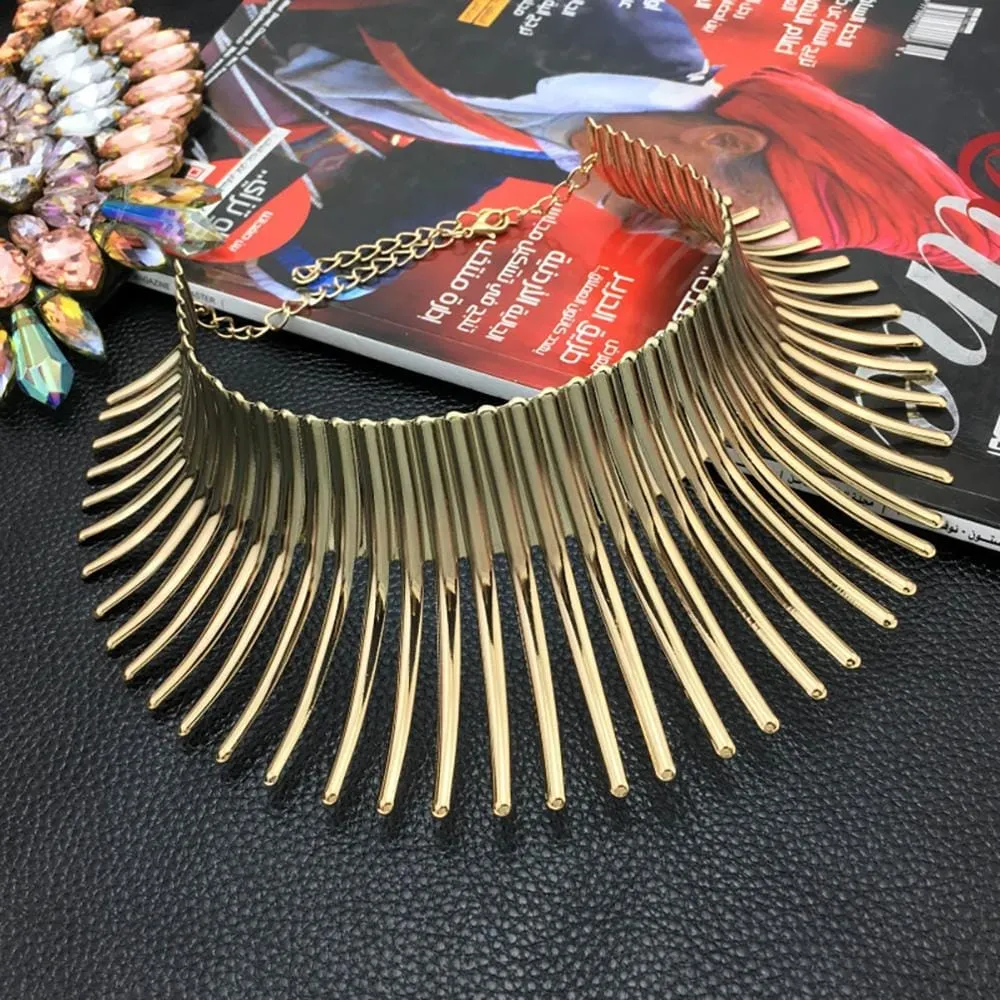 African Jewelry Sets Women Statement Necklaces Set With Earrings