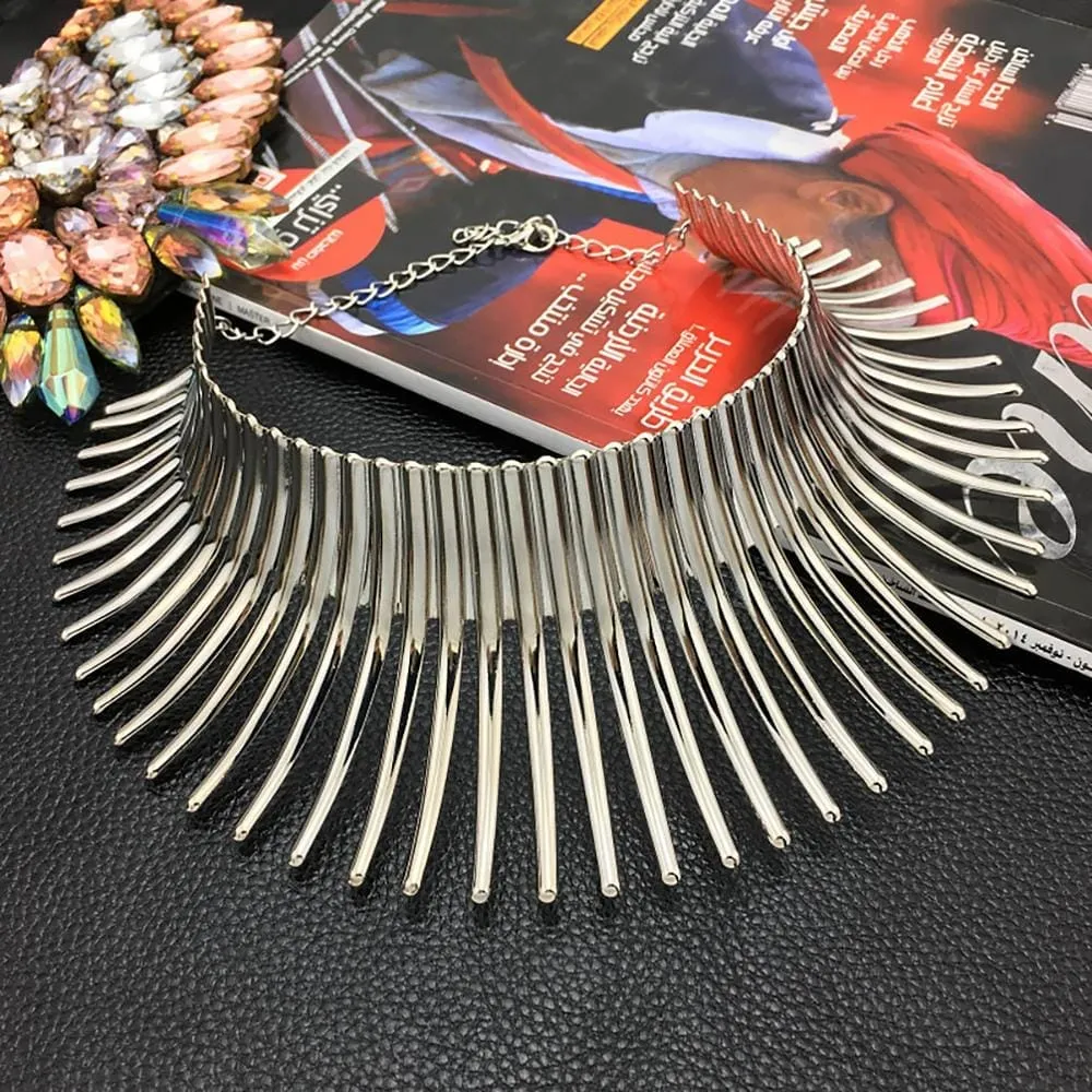 African Jewelry Sets Women Statement Necklaces Set With Earrings
