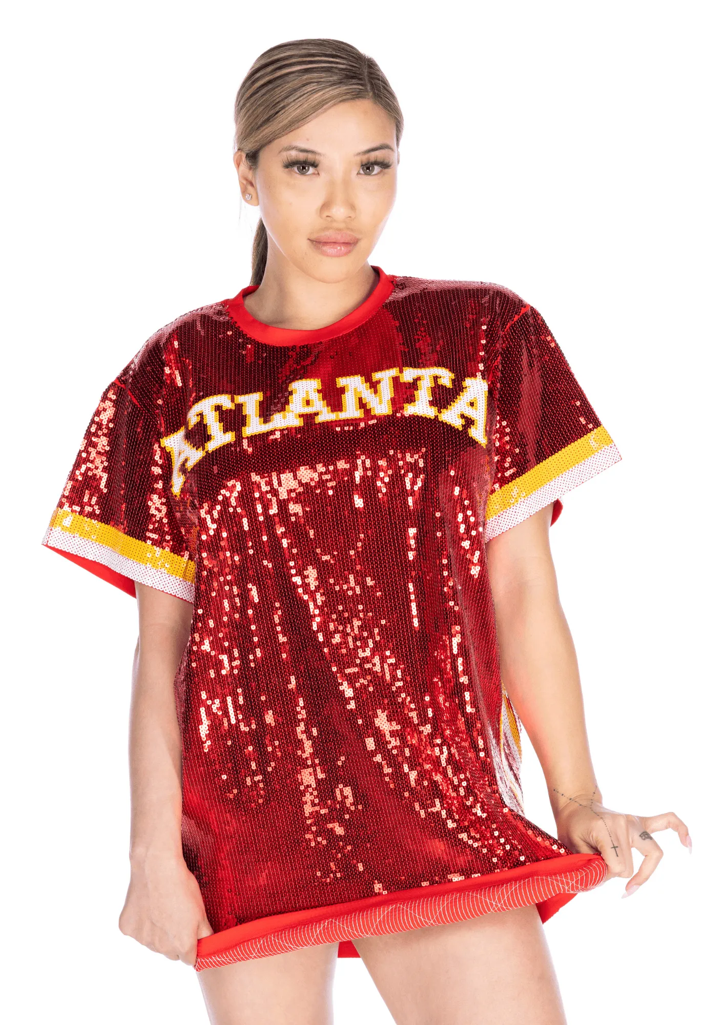 Atlanta Basketball Sequin Dress