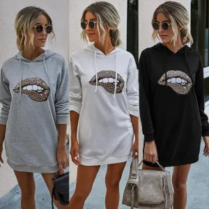 Autumn Mid-Length Full Sleeved Women's Hoodie - GlamzLife