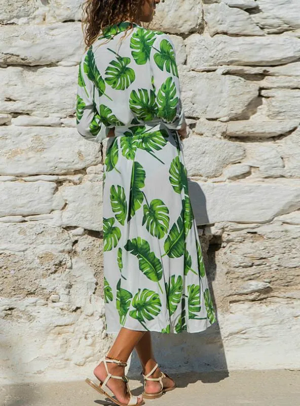 BerryBetty - Bohemian Long Sleeve Vintage Holiday Party Dress