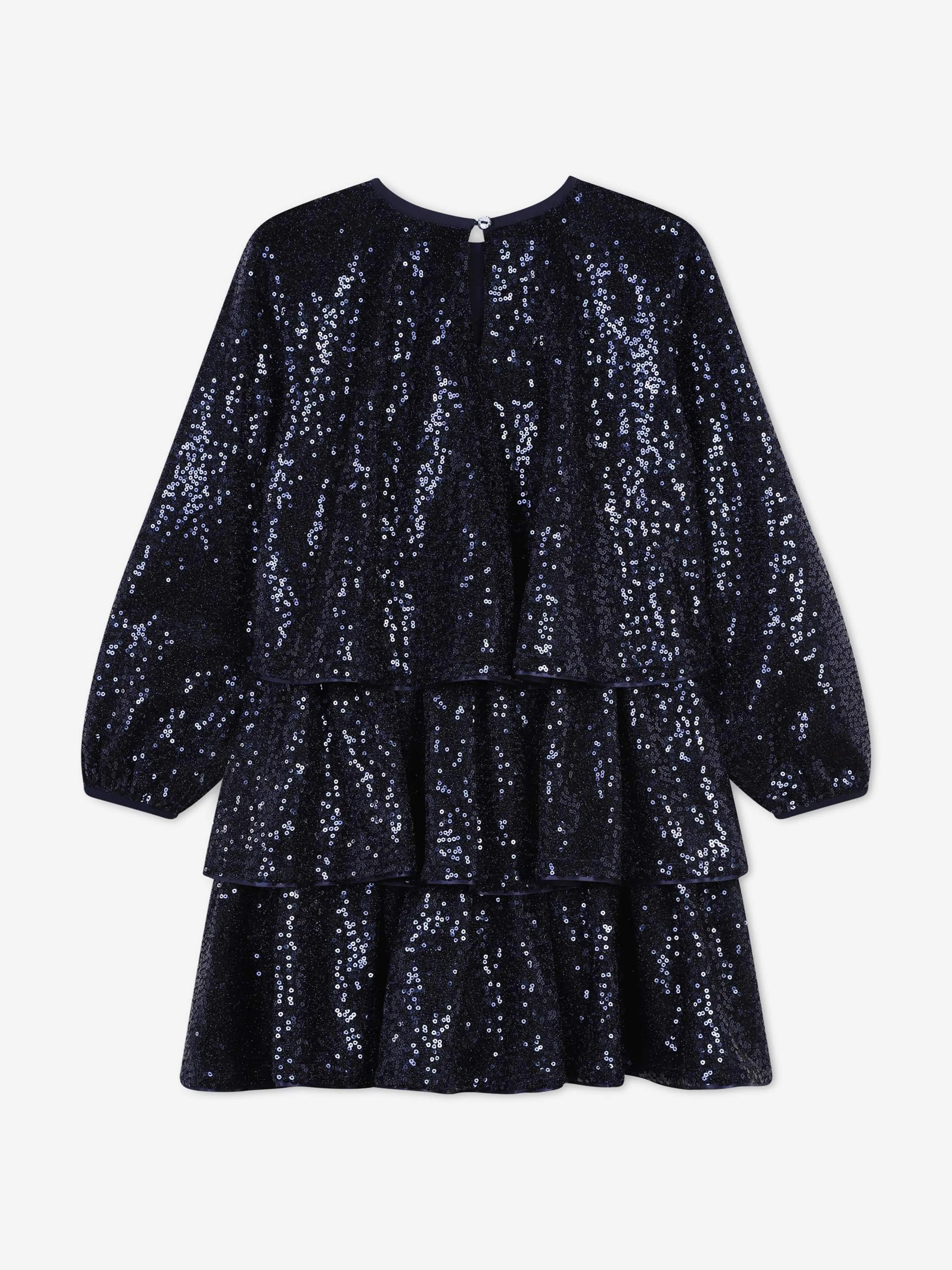 Billieblush Girls Sequin Occasion Dress in Blue
