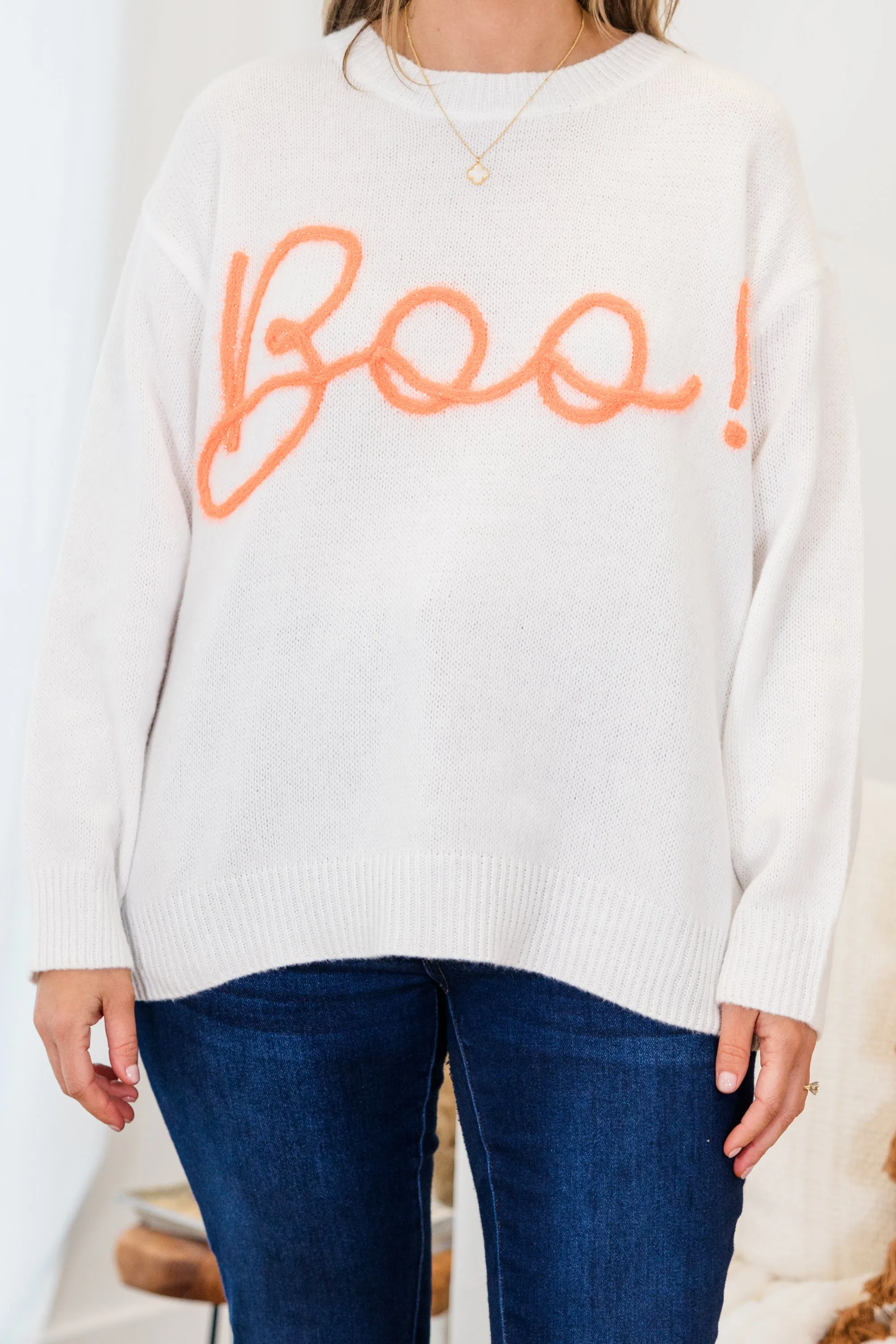 Bug A Boo Sweater, White