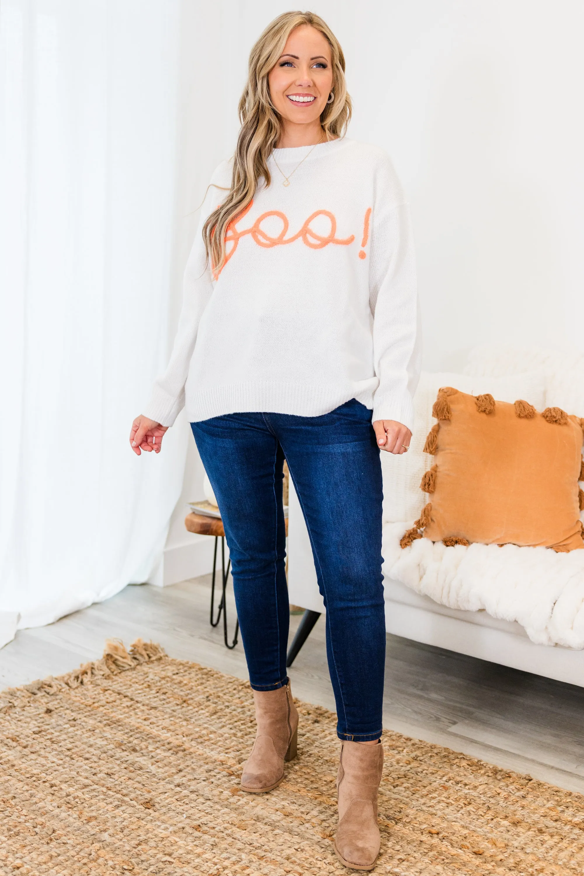 Bug A Boo Sweater, White