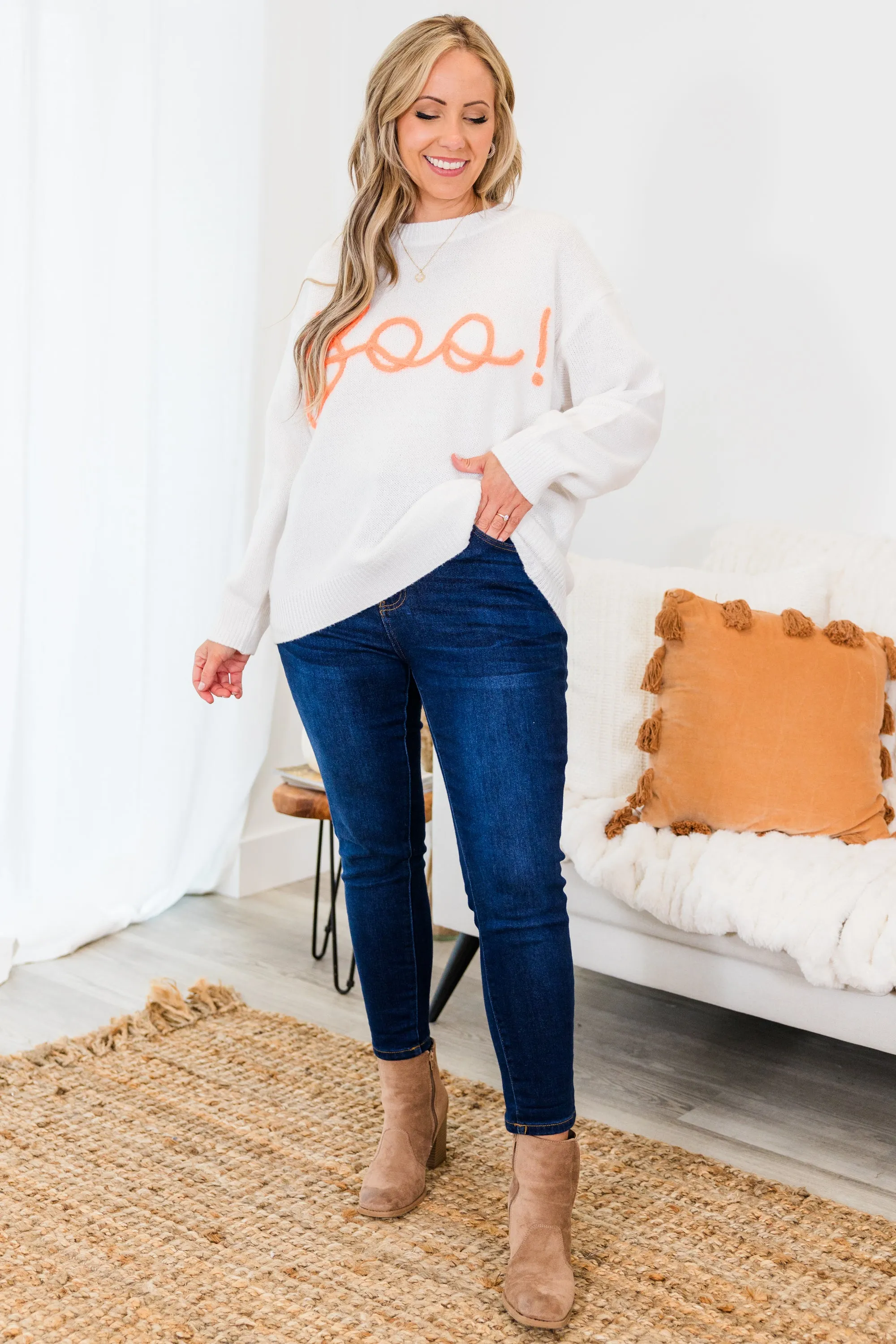 Bug A Boo Sweater, White