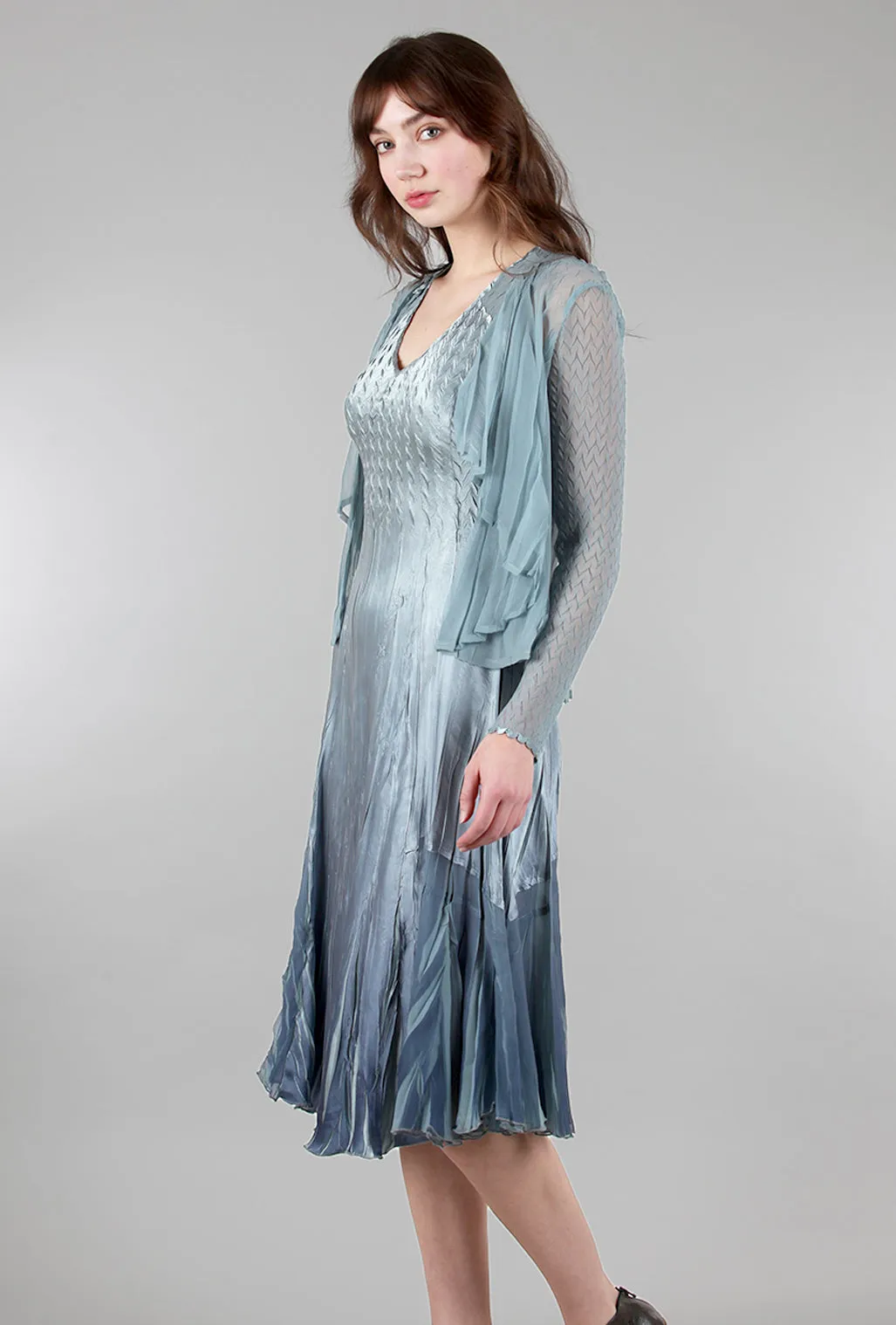 Carolyn Dress/Jacket Combo, Ocean Blue Ombre