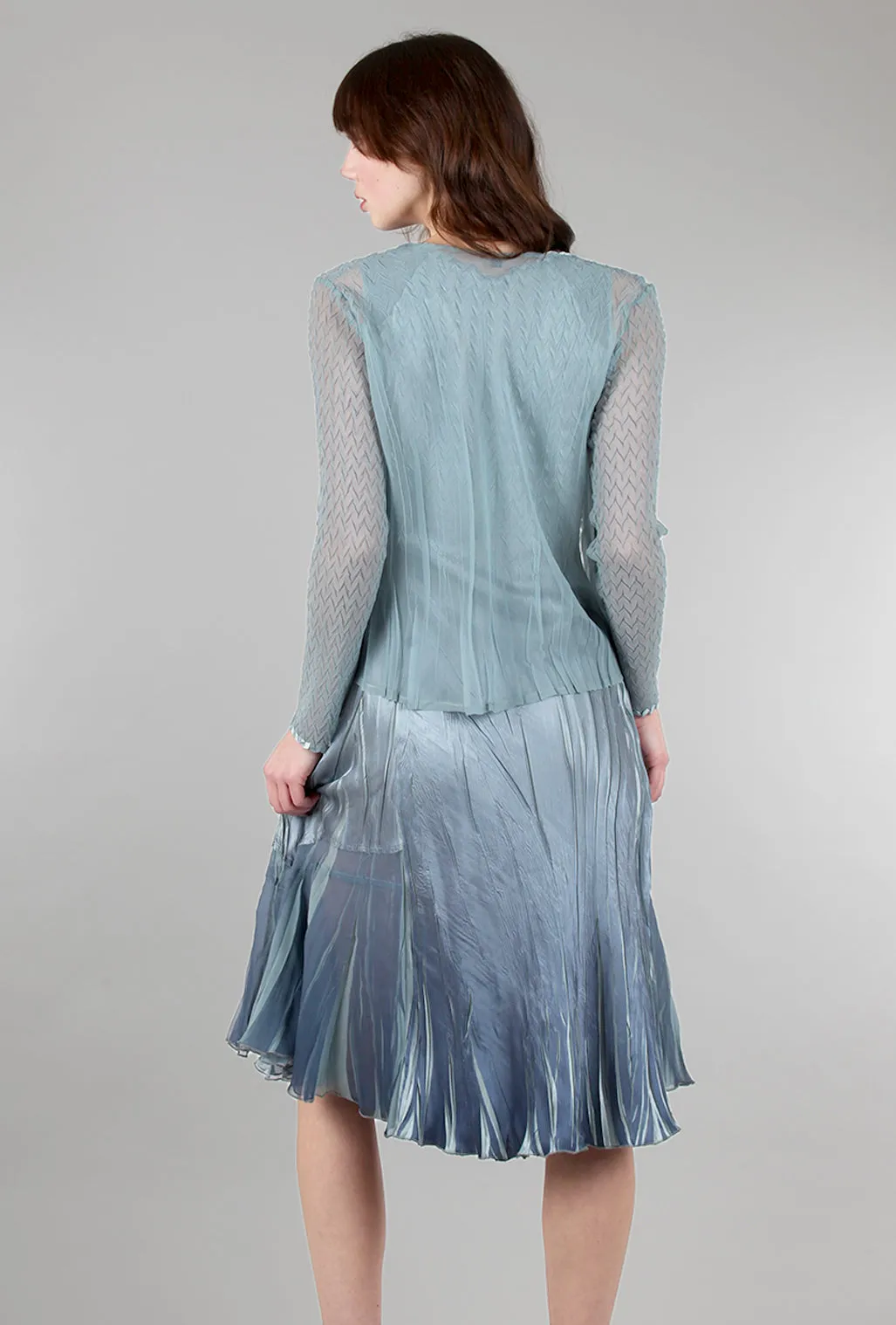 Carolyn Dress/Jacket Combo, Ocean Blue Ombre