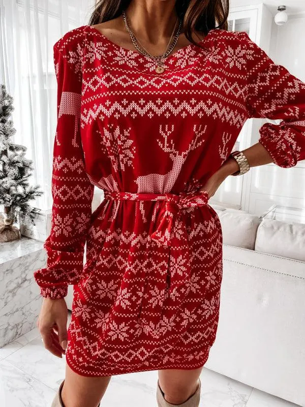 Chic and Cozy Women’s Festive Sheath Dress: Elegant Style for Any Occasion