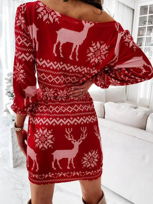 Chic and Cozy Women’s Festive Sheath Dress: Elegant Style for Any Occasion