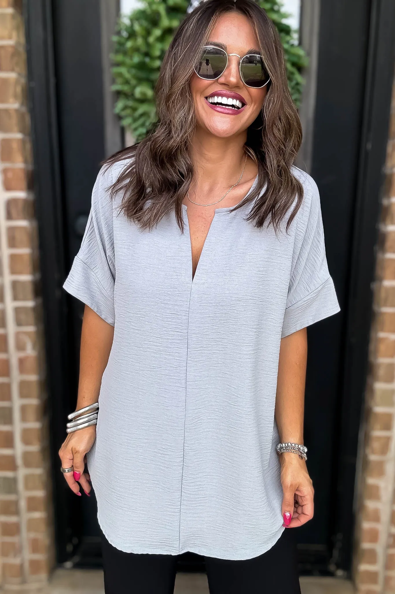 Chic And Polished Sleet Top