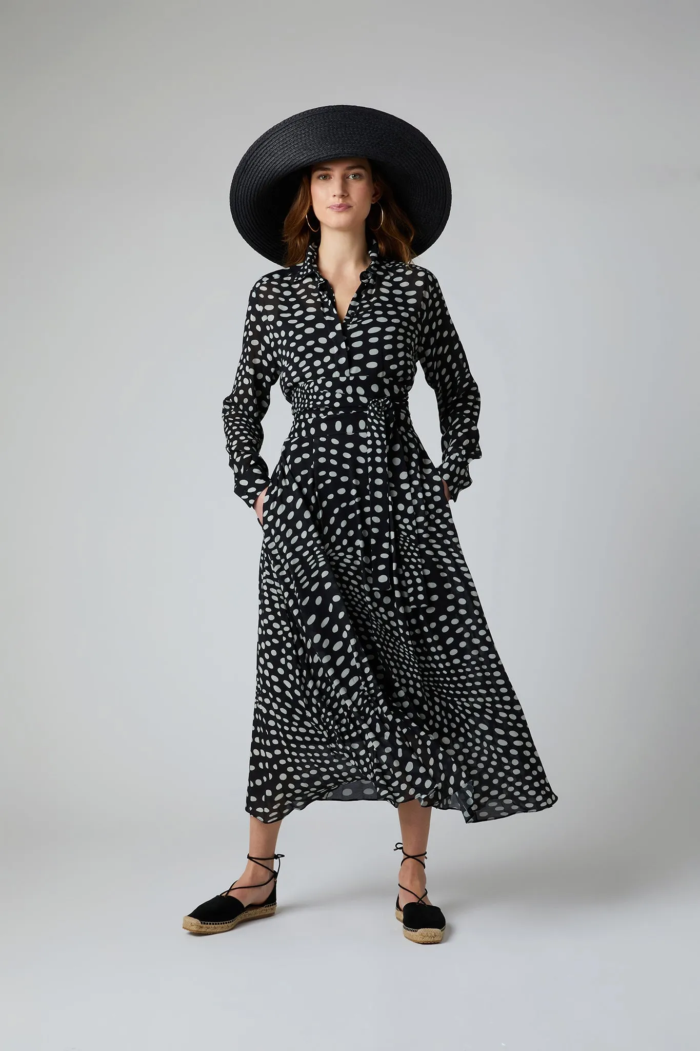 Chloe Shirt Printed Georgette Dress