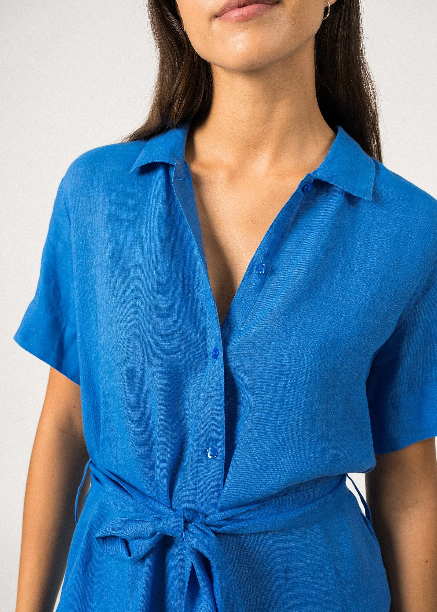 Christina Shirt Dress – linen (MER)