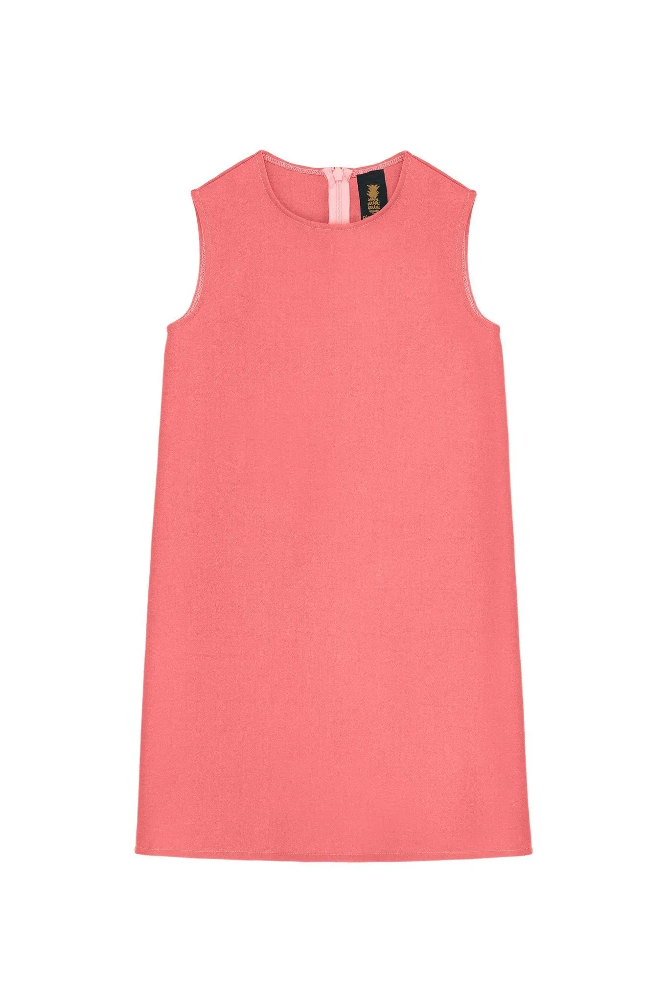Coral Pink Stretchy Trendy Summer Mommy and Daughter Matching Dresses