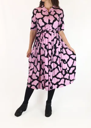 Dangerfield purple print dress size 8