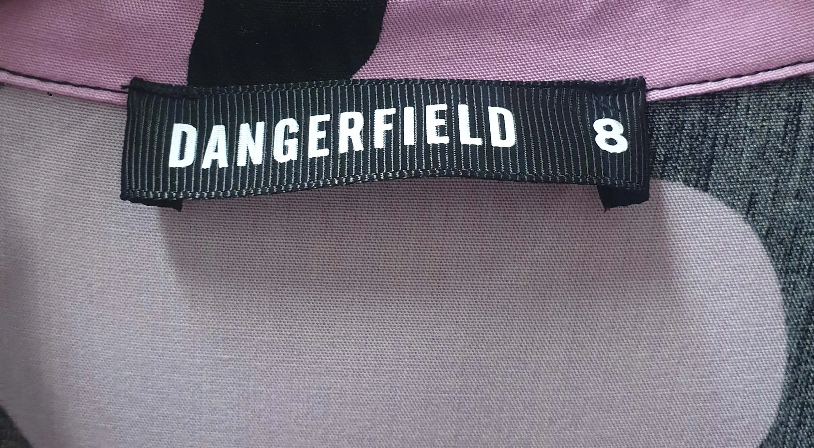 Dangerfield purple print dress size 8