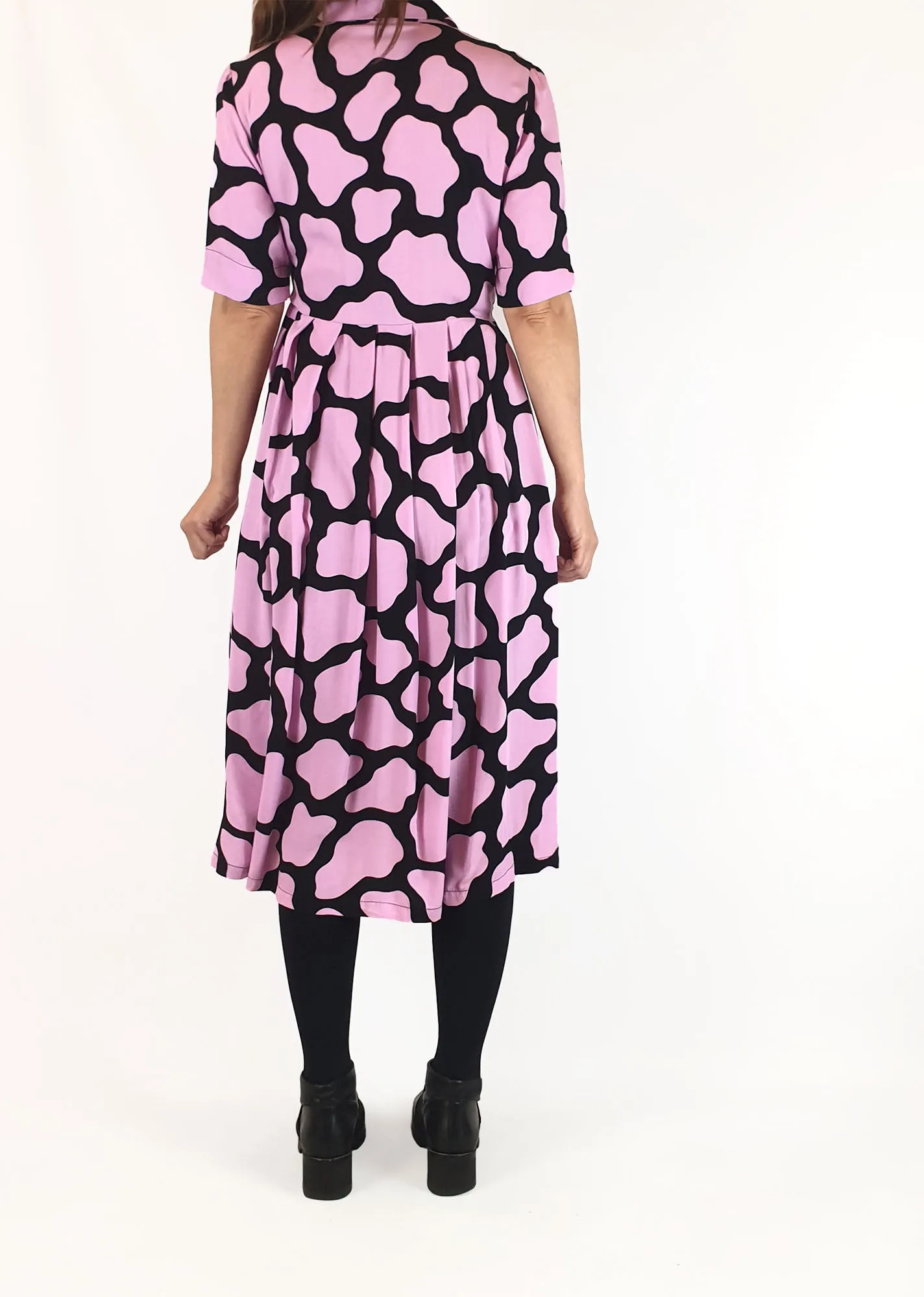 Dangerfield purple print dress size 8