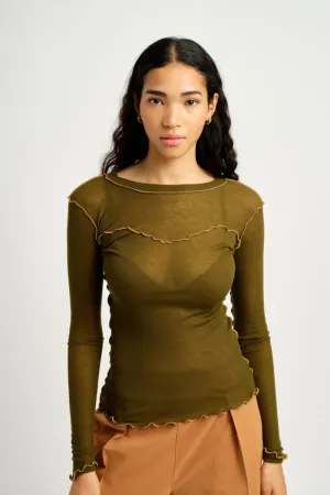 Eliza Faulkner Delia Top - Green (Online Exclusive)