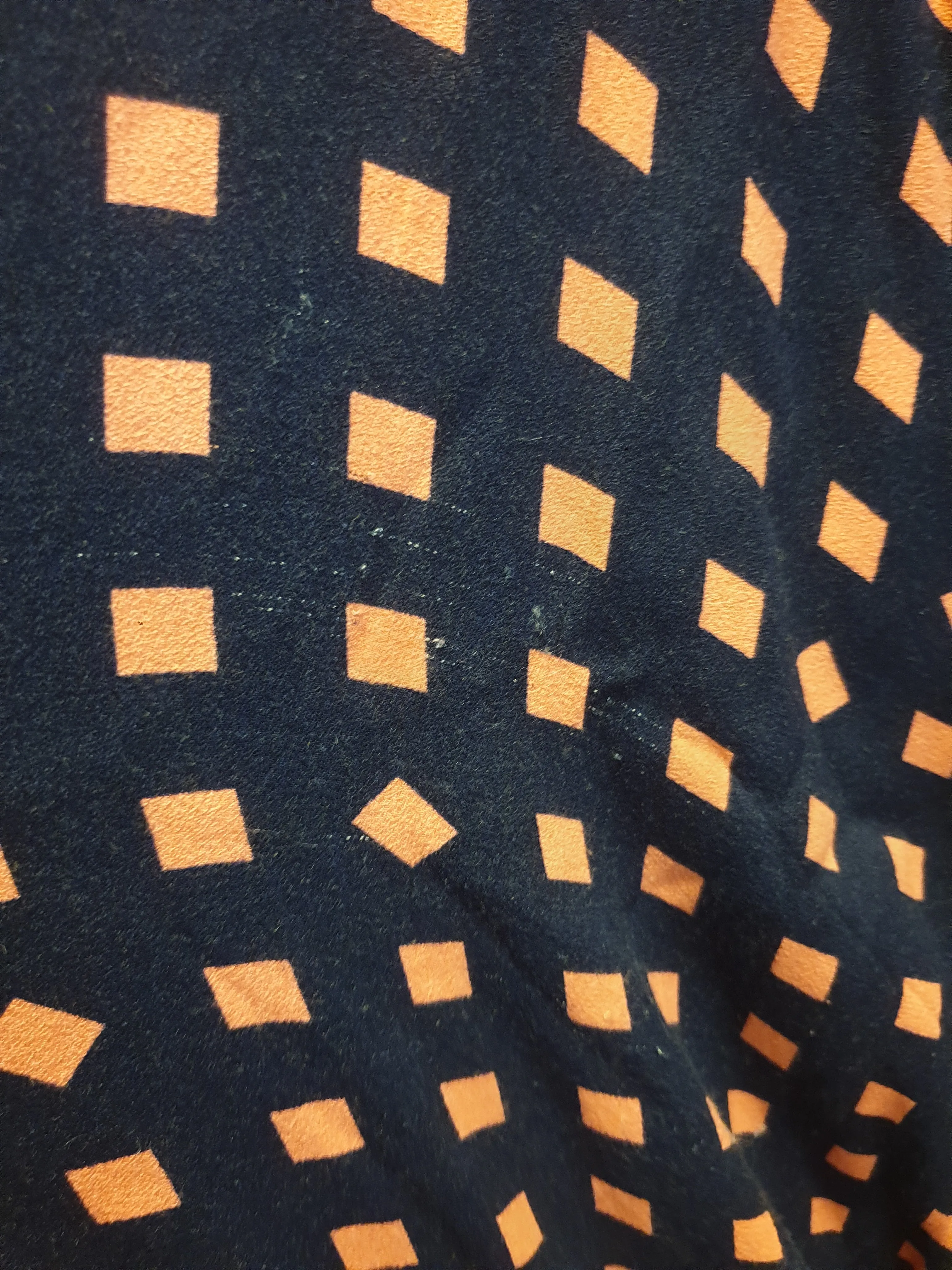 Elk navy and pink check print dress size L