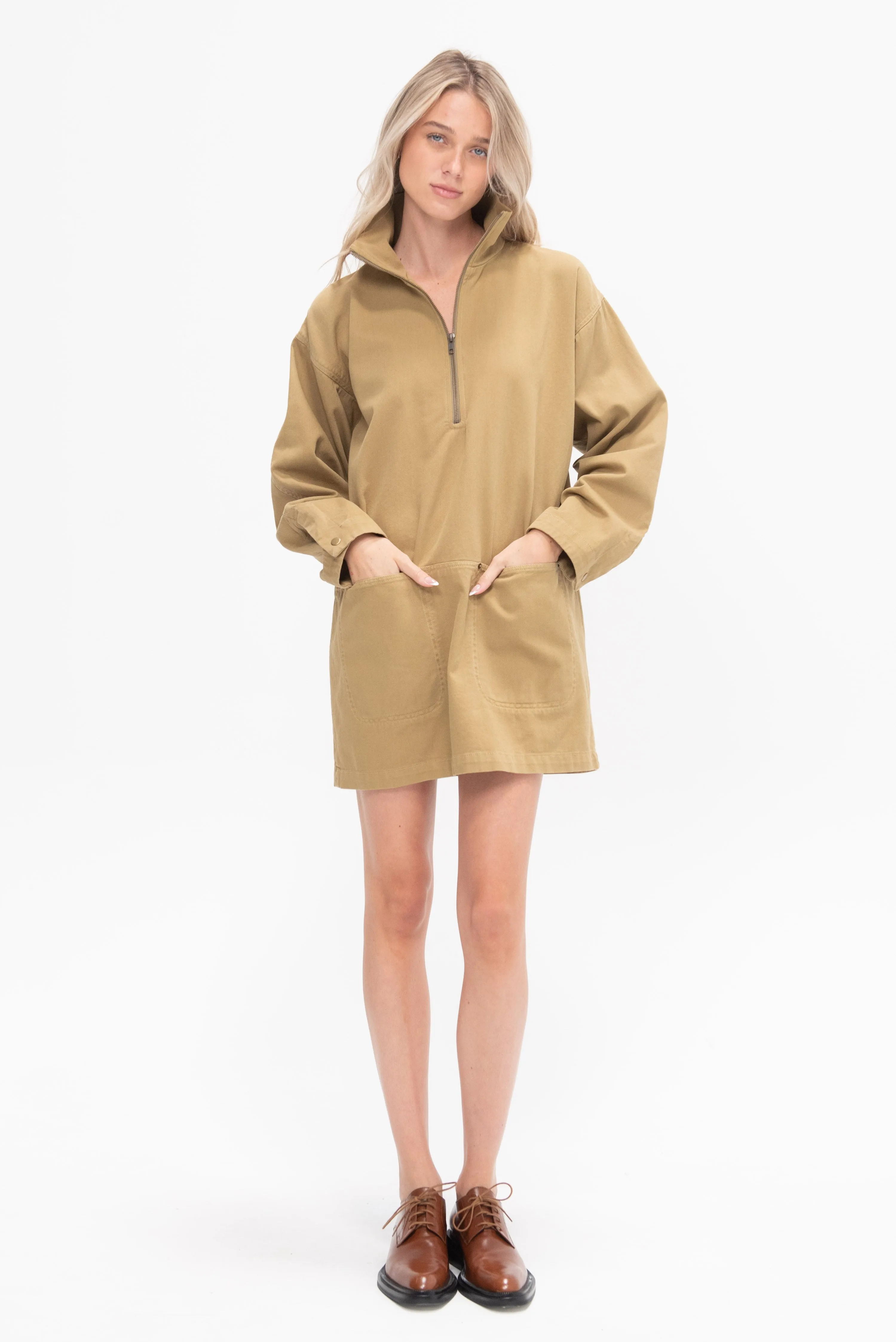 Ennio Dress, Olive