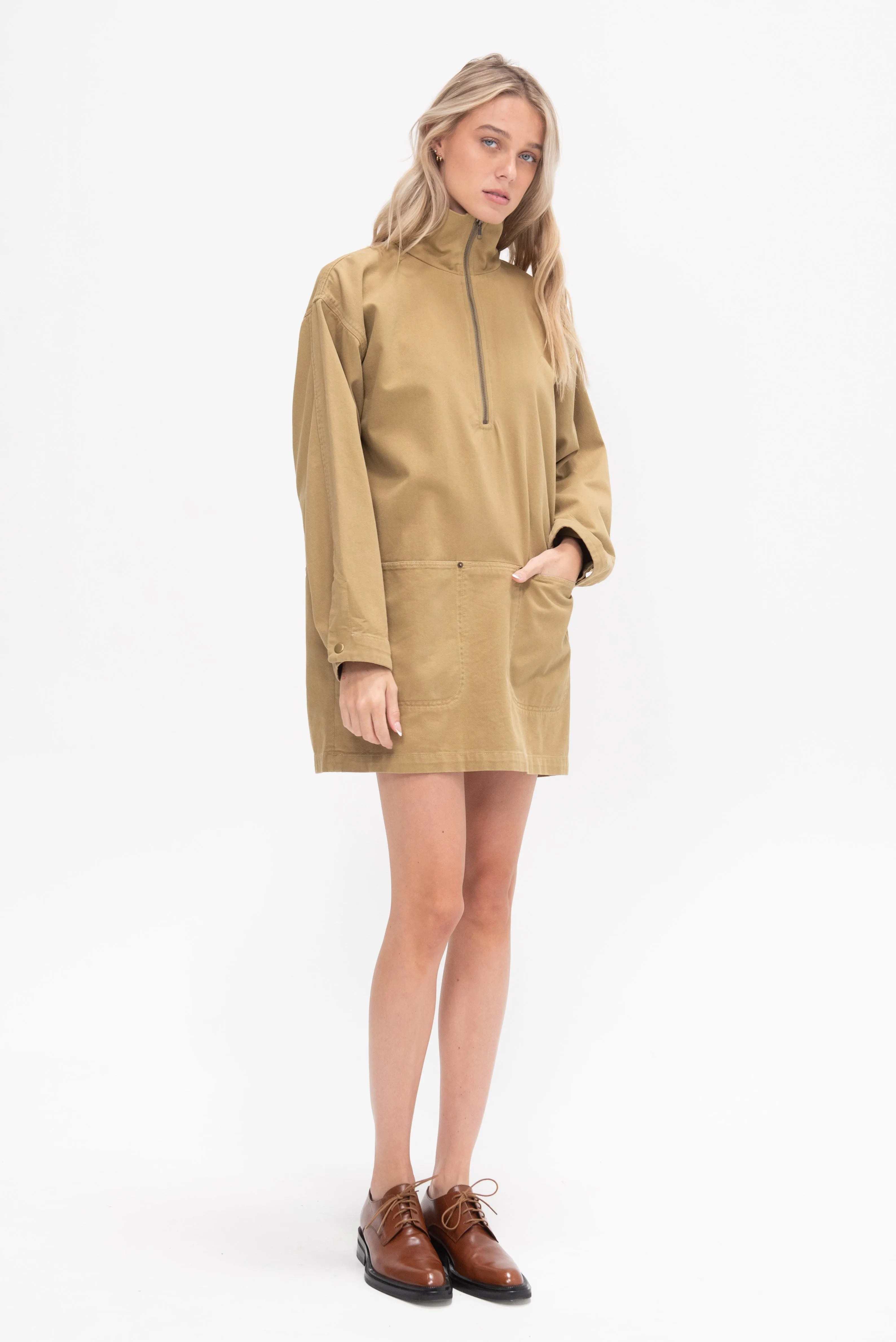 Ennio Dress, Olive