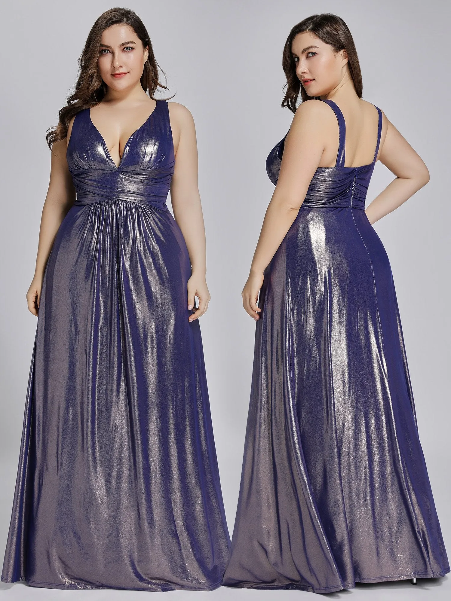 Ever-Pretty Long Elegant Women's Sexy V neck Christmas Special Occasion Dress EP07204