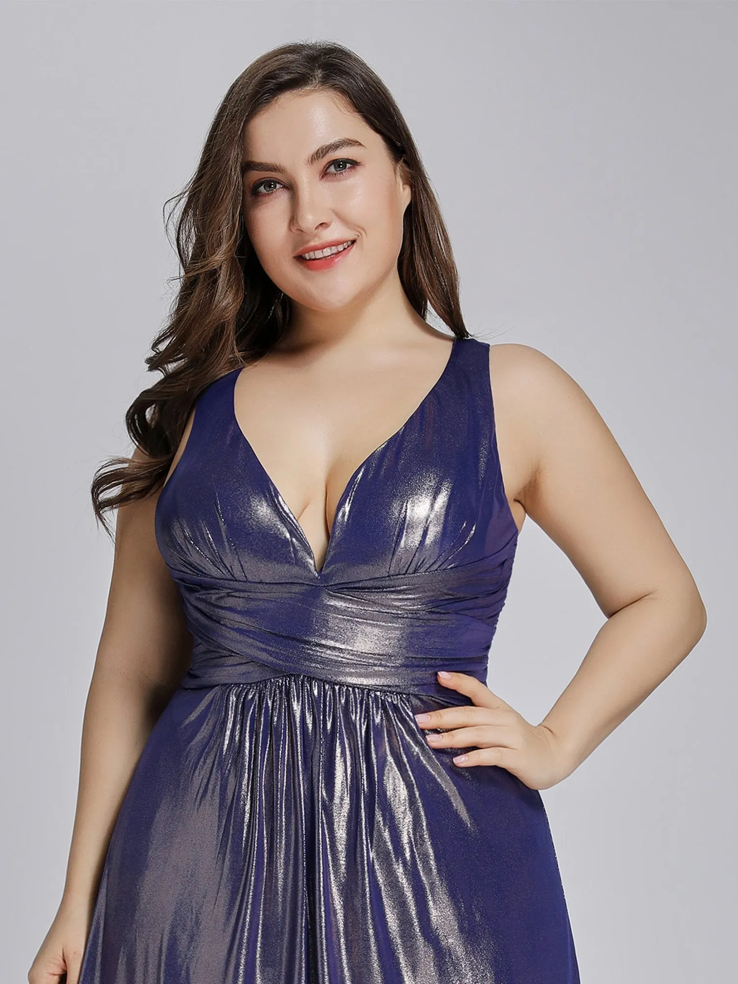 Ever-Pretty Long Elegant Women's Sexy V neck Christmas Special Occasion Dress EP07204