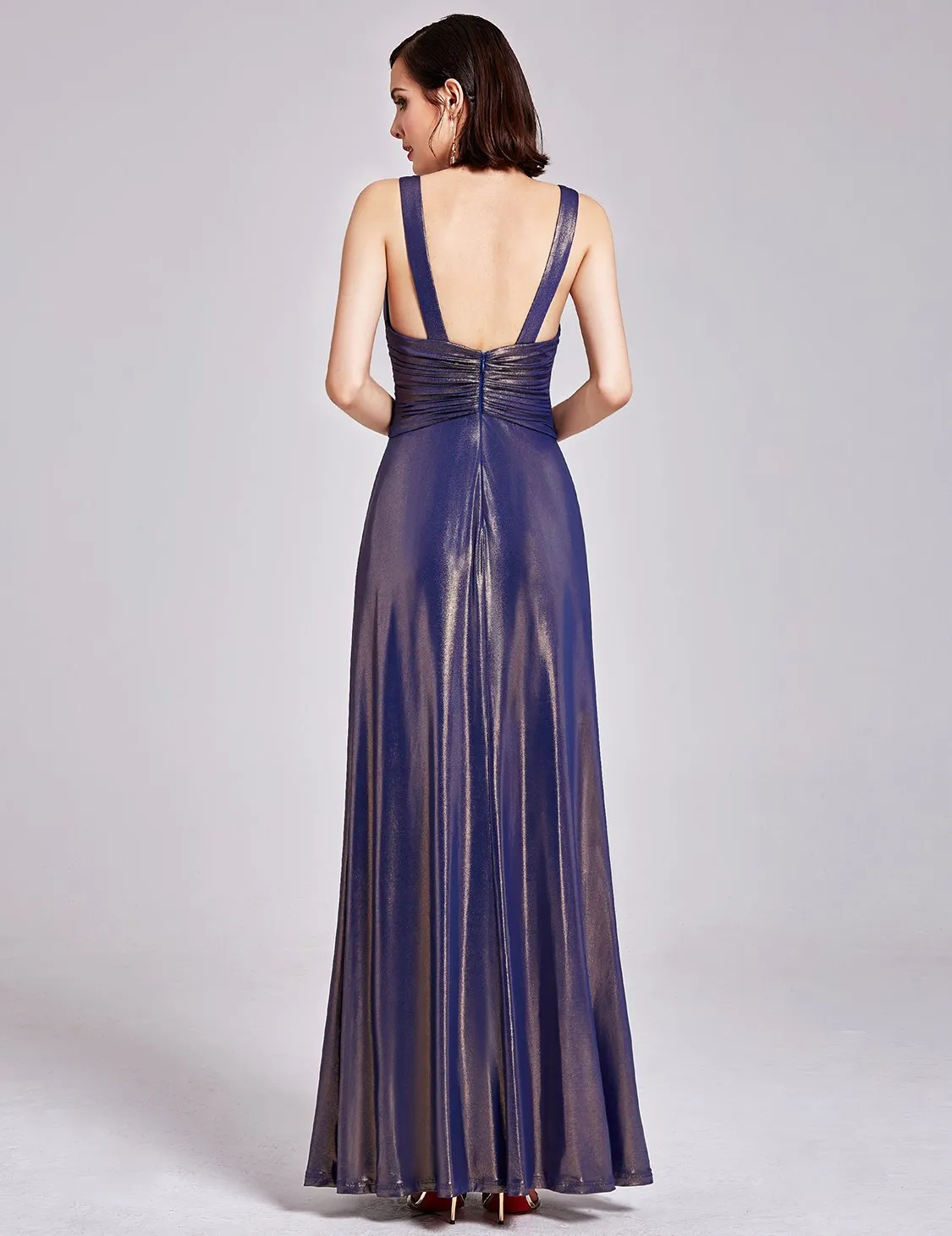 Ever-Pretty Long Elegant Women's Sexy V neck Christmas Special Occasion Dress EP07204