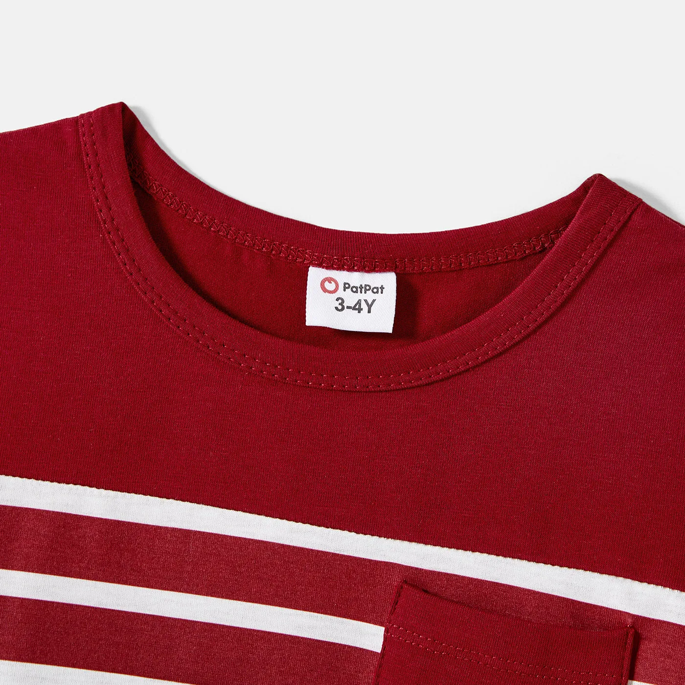 Family Matching Cotton Short-sleeve Spliced Striped Naia? T-shirts and Button Front Tank Dresses Sets