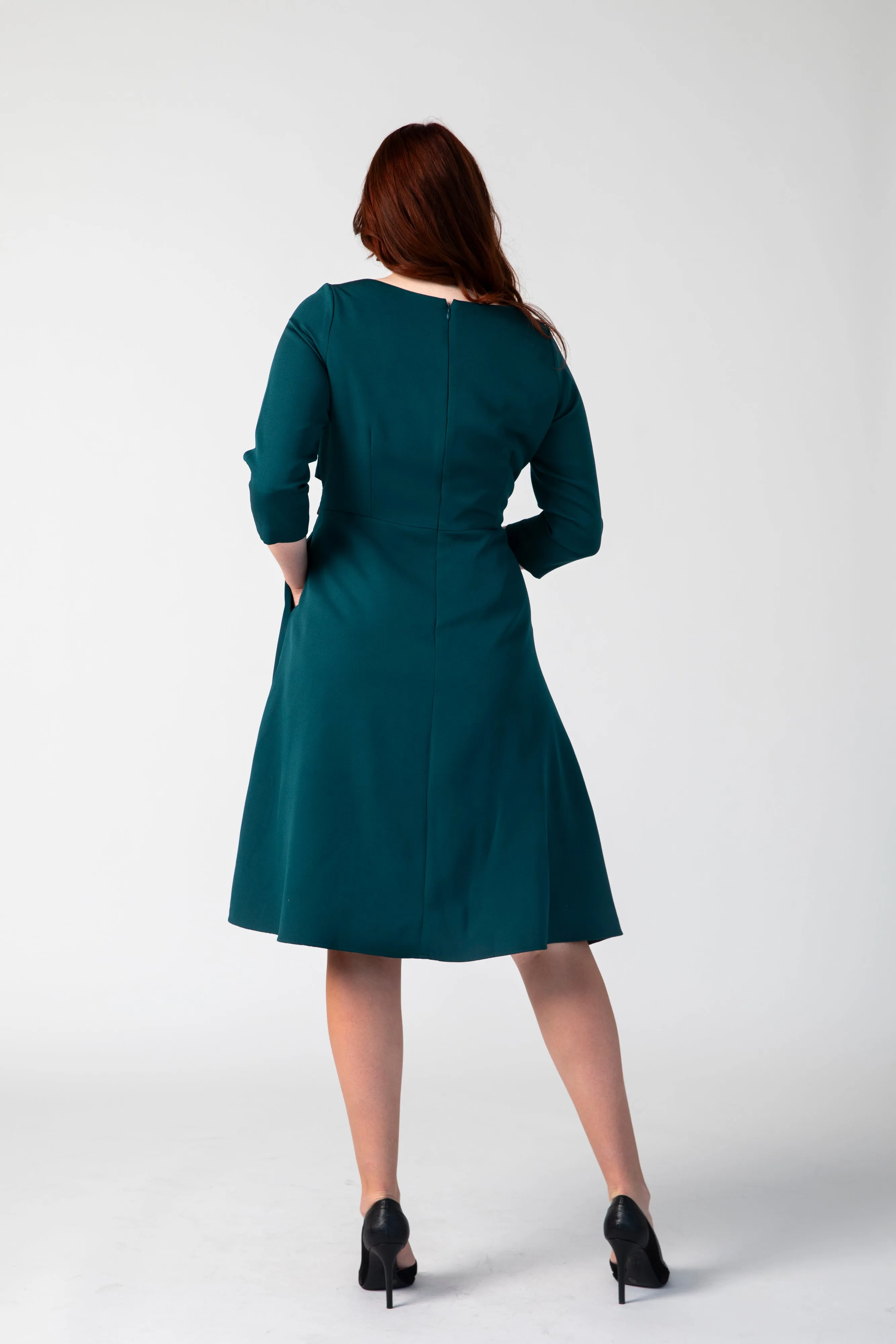 Focus Fit and Flare with Cross Belt Dress