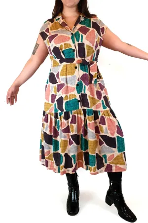Gorman colourful rock print dress size 16