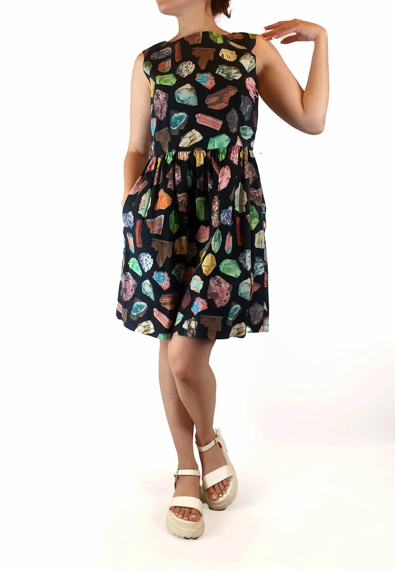 Gorman rock formation print dress size 10