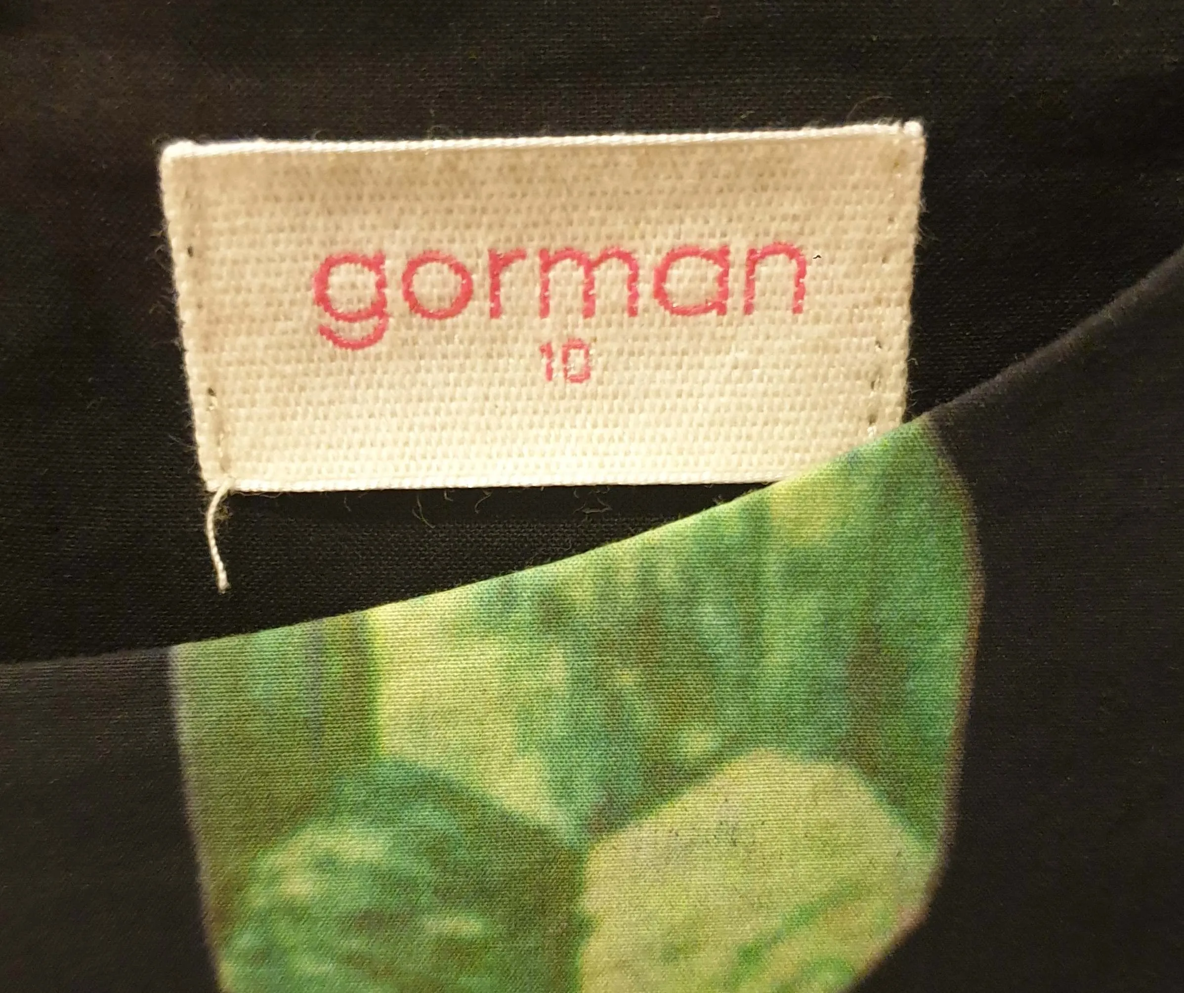 Gorman rock formation print dress size 10