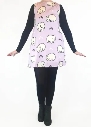 Jericho Road purple wombat print dress size 14