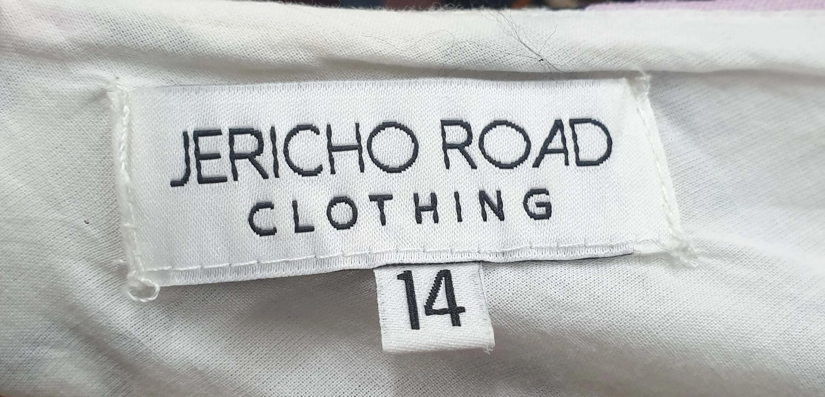 Jericho Road purple wombat print dress size 14