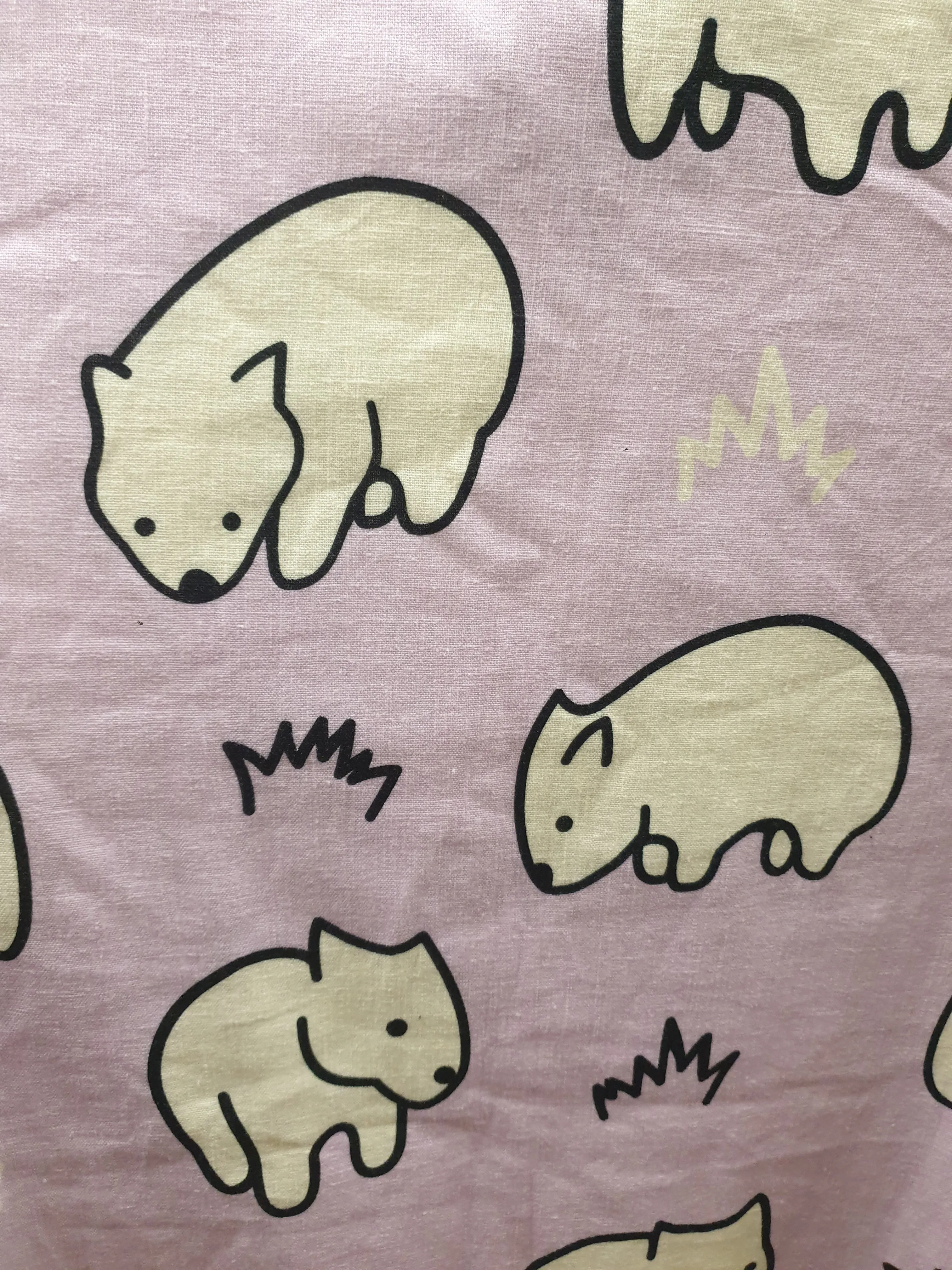 Jericho Road purple wombat print dress size 14