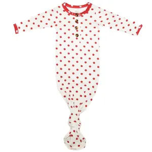Knotted Baby Gown - Love Bug