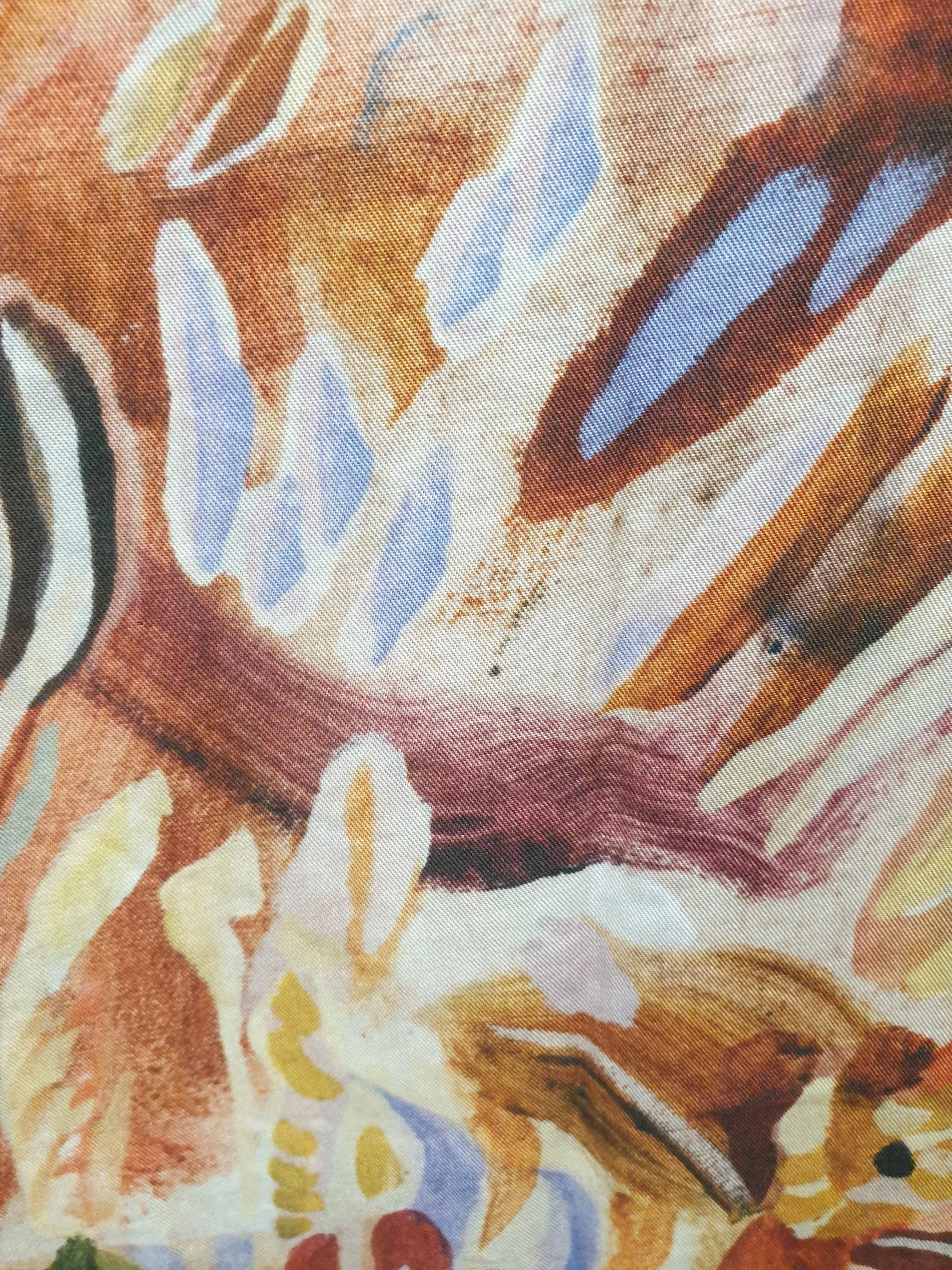 Kuwaii beautiful autumnal print dress size 10