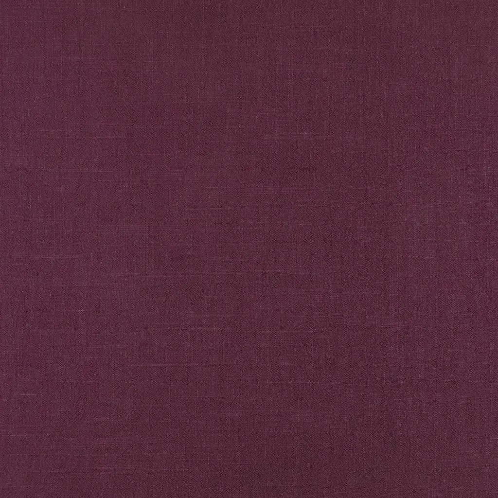 Liege - Damson Viscose Linen Silky Noil Woven Fabric Sample