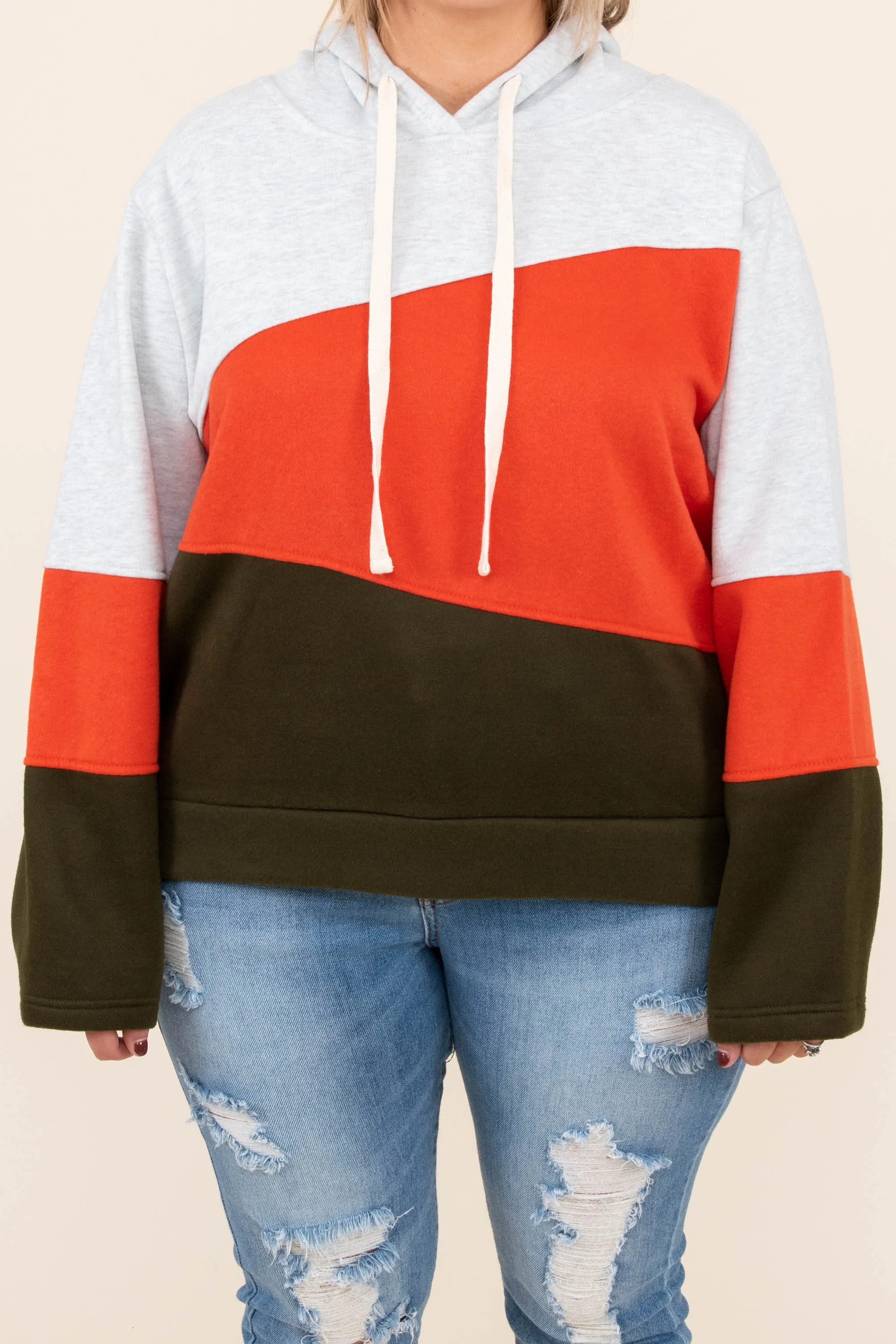 Loosen Up Hoodie, Olive