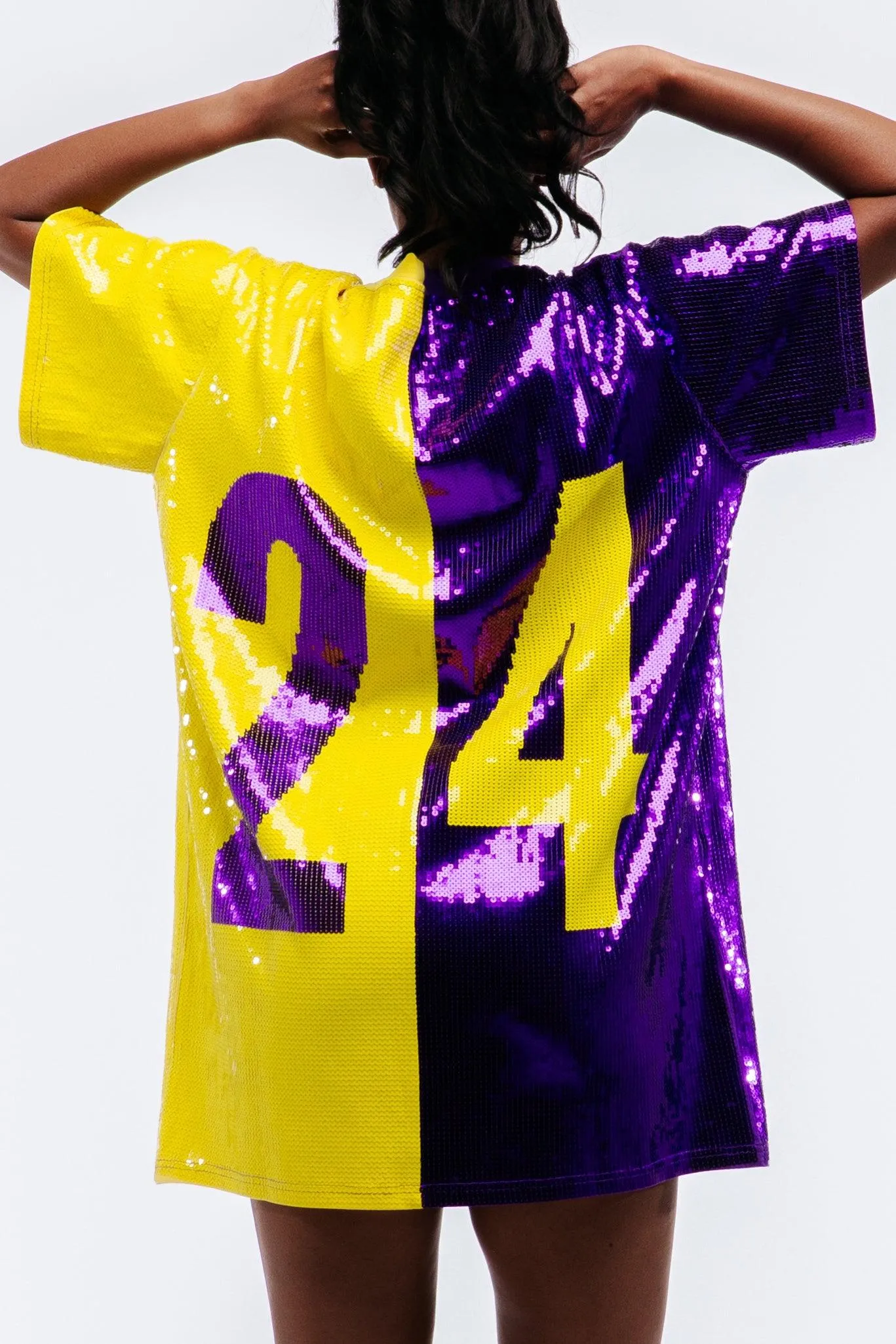 Los Angeles Basketball Sequin Dress