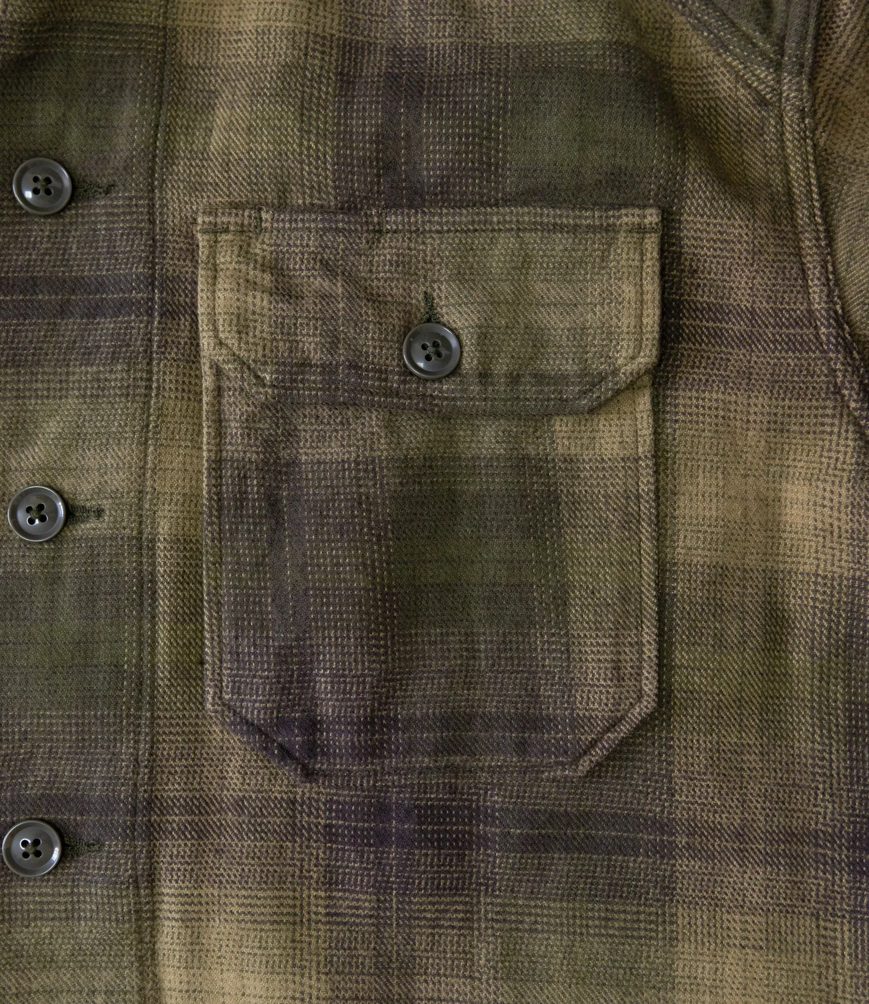 M51 Dress - Olive Check Flannel