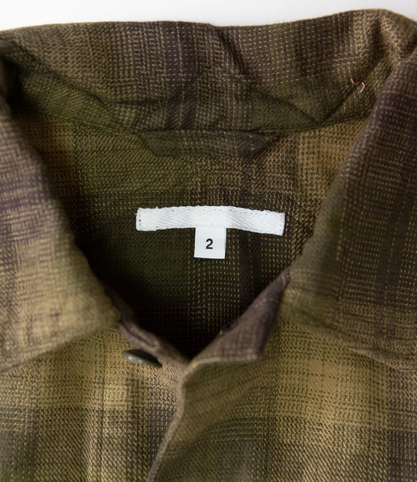 M51 Dress - Olive Check Flannel