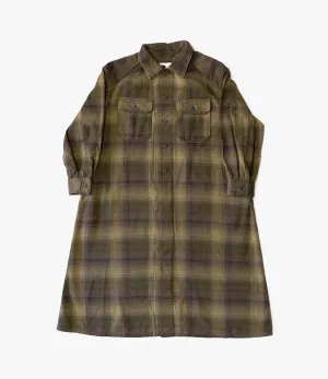 M51 Dress - Olive Check Flannel