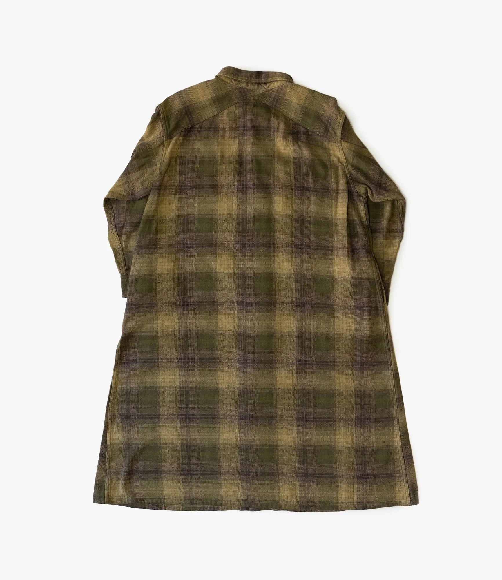 M51 Dress - Olive Check Flannel