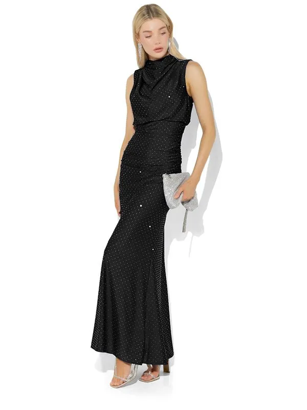 Mira Black Gown