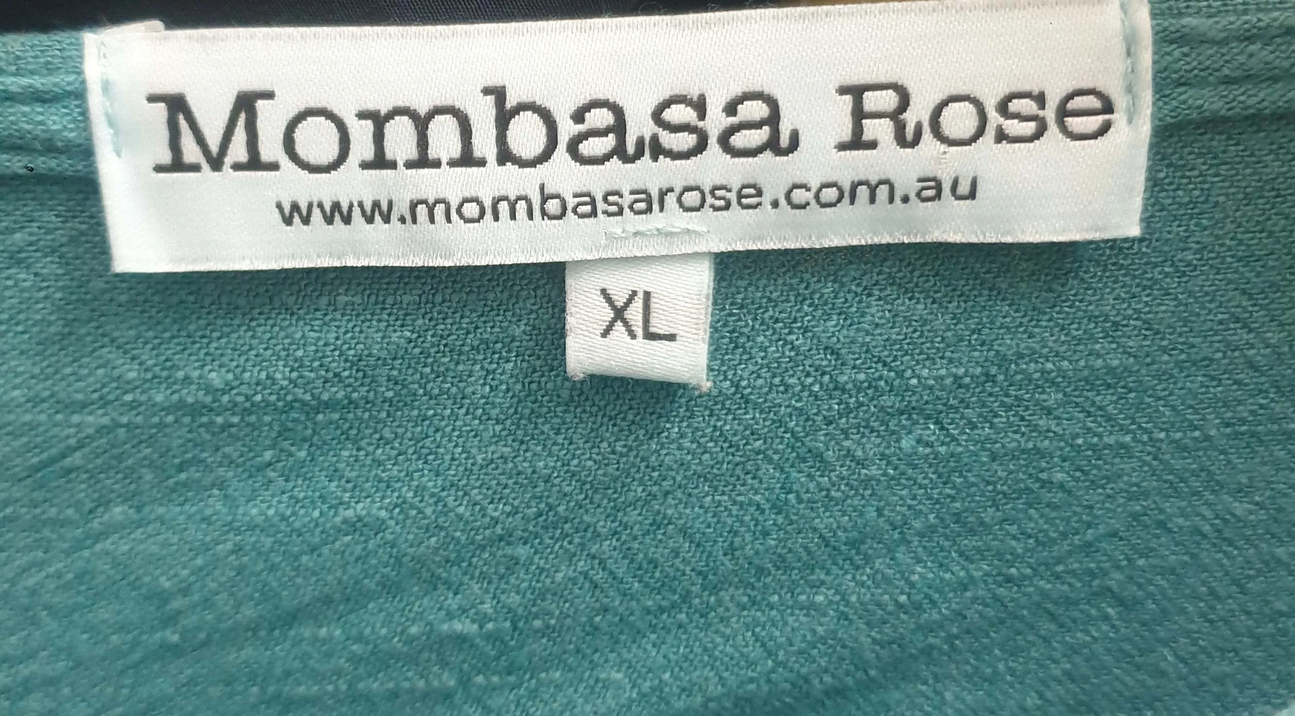 Mombasa Rose blue half sleeve dress size XL