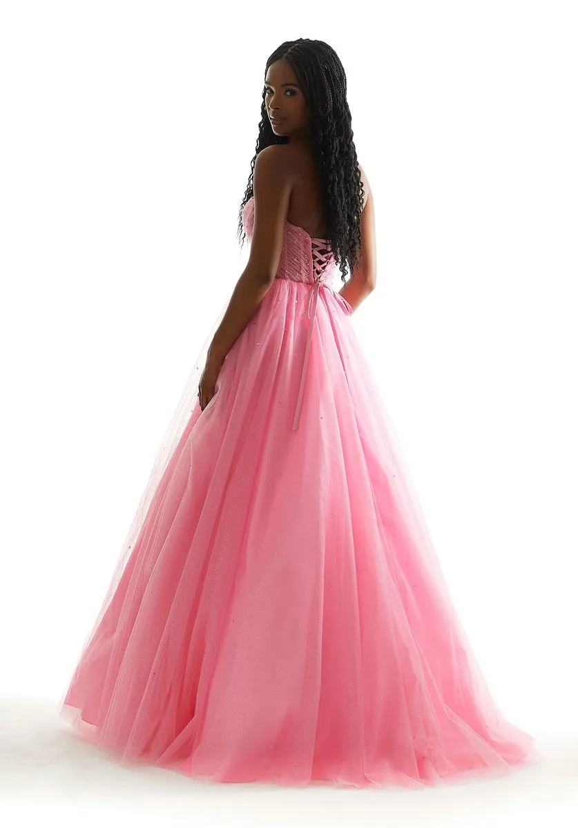 Morilee Strapless Basque Waist Ballgown 49071