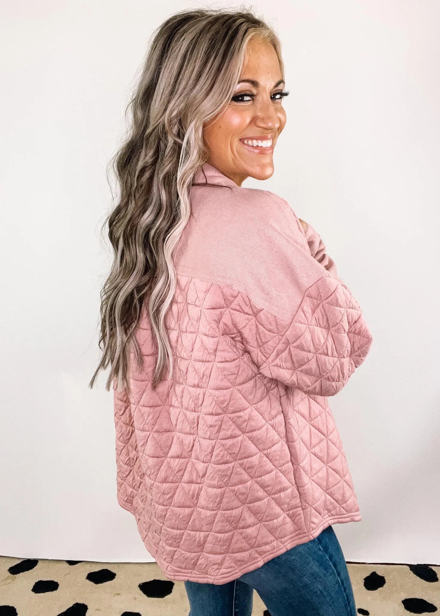 Oversized Quilted Cozy Shacket