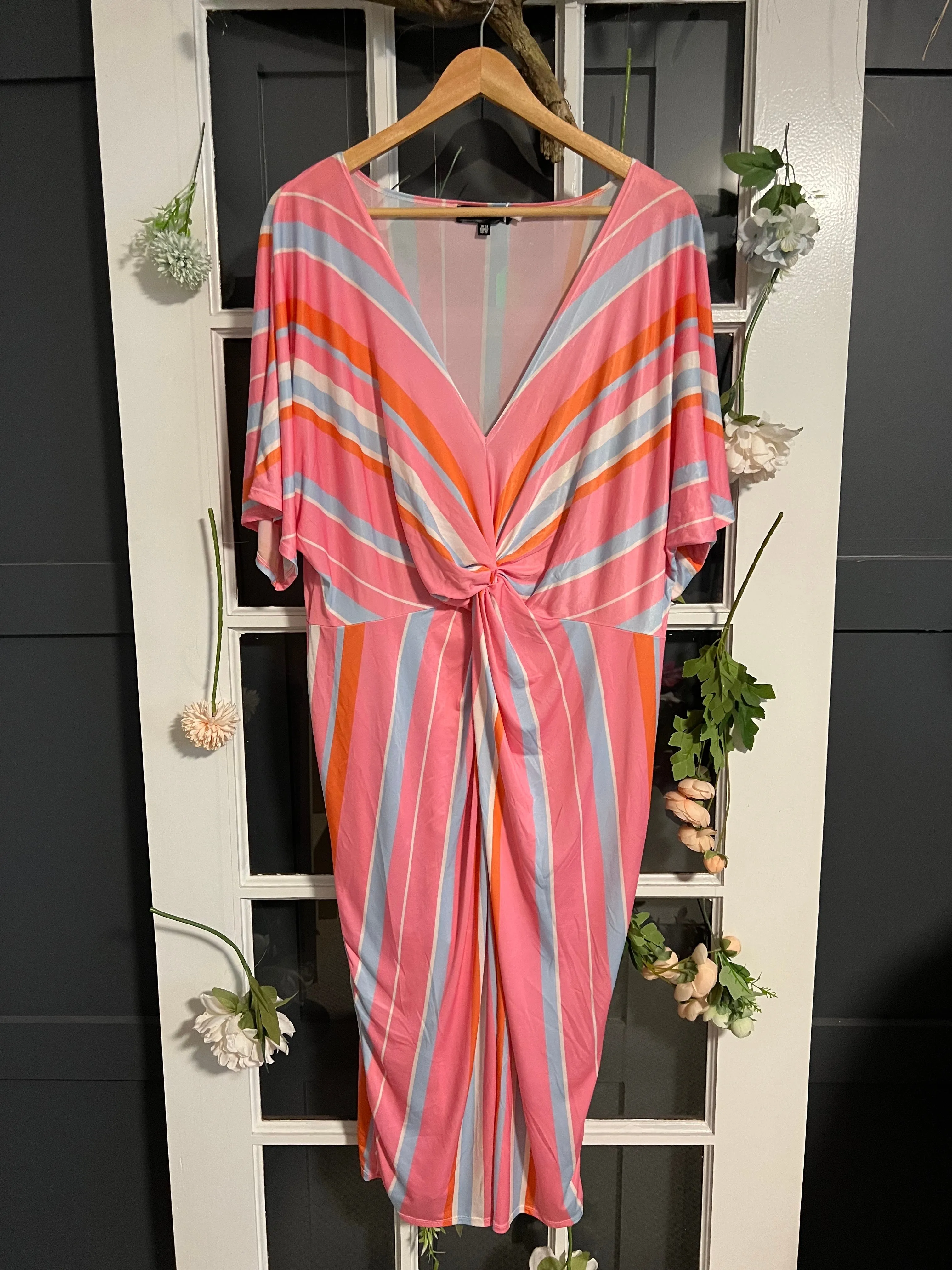Pink Striped Dress 20