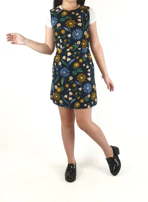 Princess Highway navy floral print sleeveless dress size 6